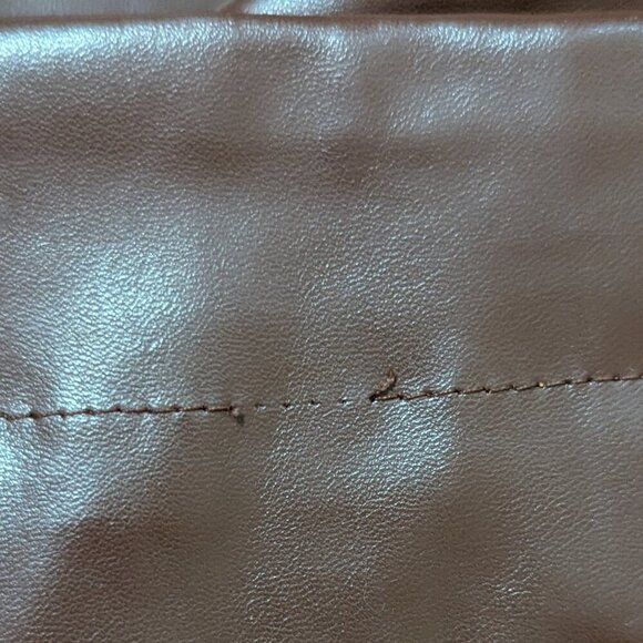 Suzanne Betro Faux Leather Vegan Pants L NWOT - Picture 7 of 11